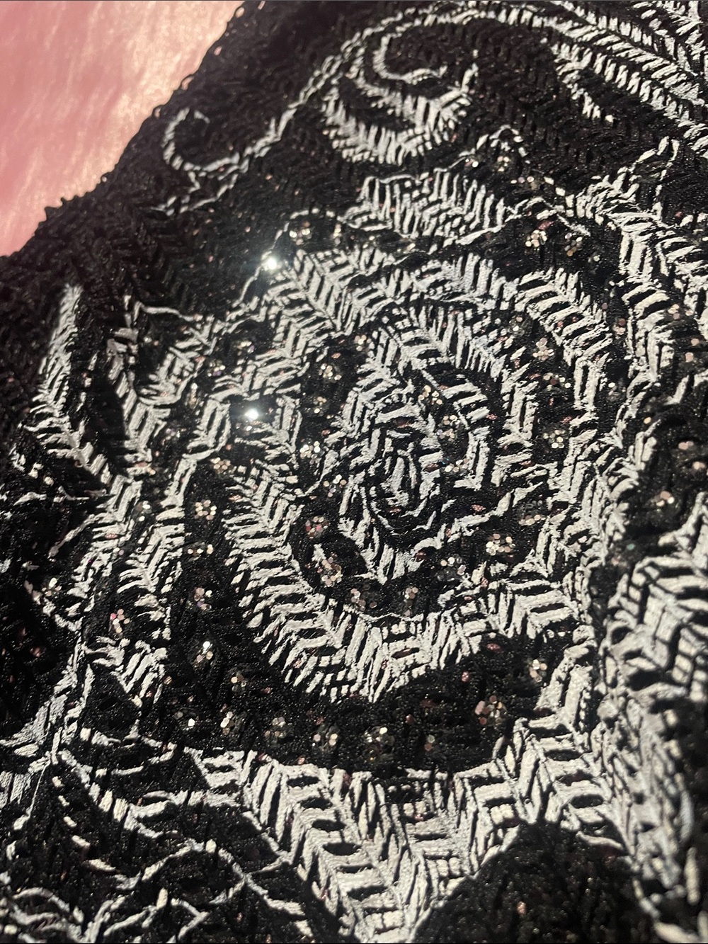 Nordstrom Rack Black Rhinestone Top 🖤 - Picture 2 of 2